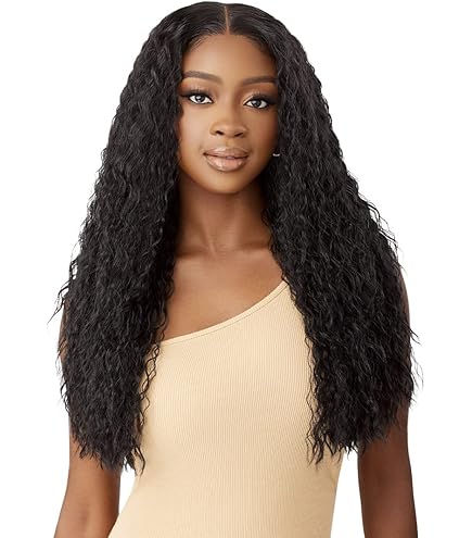 Amazon.com : Outre - 5X5 Lace Closure Wig - Human Hair Blend